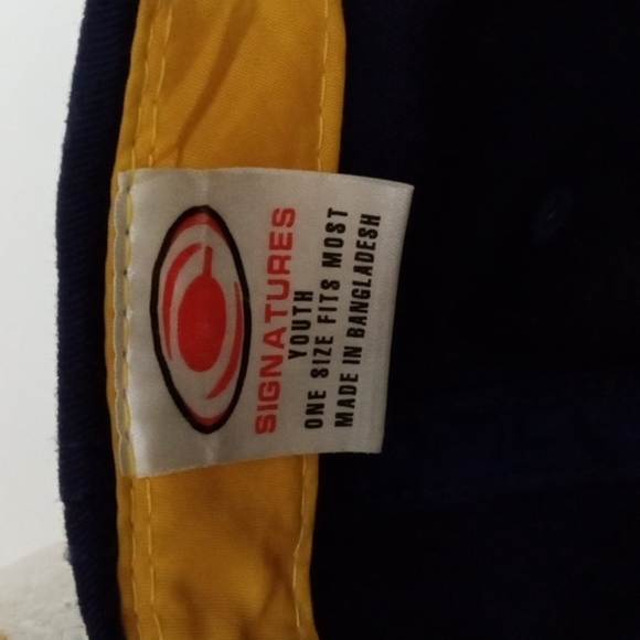 West Virginia Mountaineers Cap, Navy with Gold Letters, Pre-owned - Picture 5 of 5